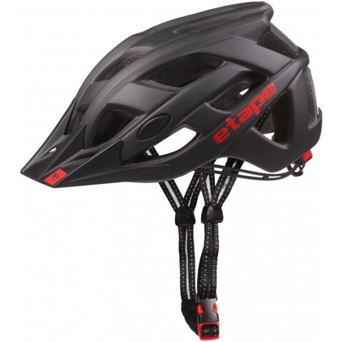 Elegantní a dobře odvětraná pánská cyklistická helma v černé barvě