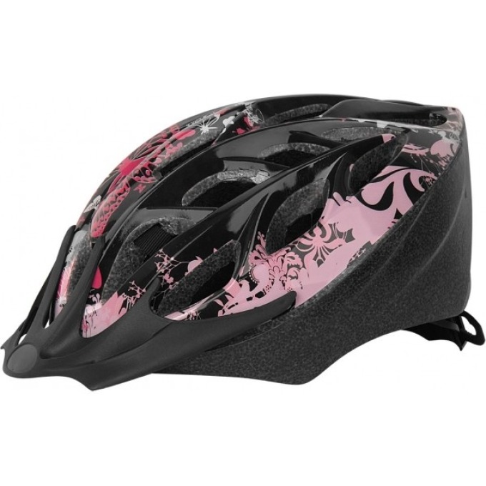 Černá cyklistická helma pro juniory s možností snadného nastavení a výbornou ventilací, lehká a bezpečná