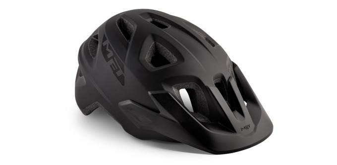 MTB helma střední třídy s odnímatelným štítkem a Safe-T Mid upínáním, ideální pro začátečníky na trailech