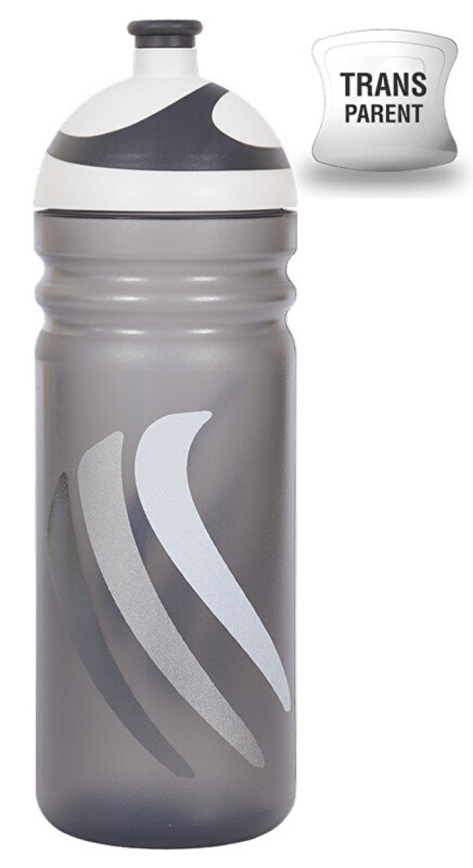 Bílá lahev pro kolo vyrobena z materiálu bez obsahu toxických látek