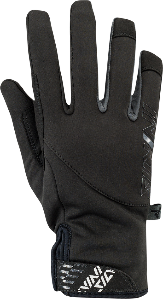 Elegantní černé zimní rukavice pro pány s technologií Softshell light a membránou Quatroflex Power
