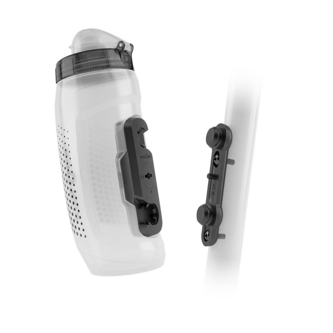 Láhev s držákem Fidlock BOTTLE TWIST Clear s objemem 590 ml a nepropustným uzávěrem s ventilem pro vysoký průtok vody