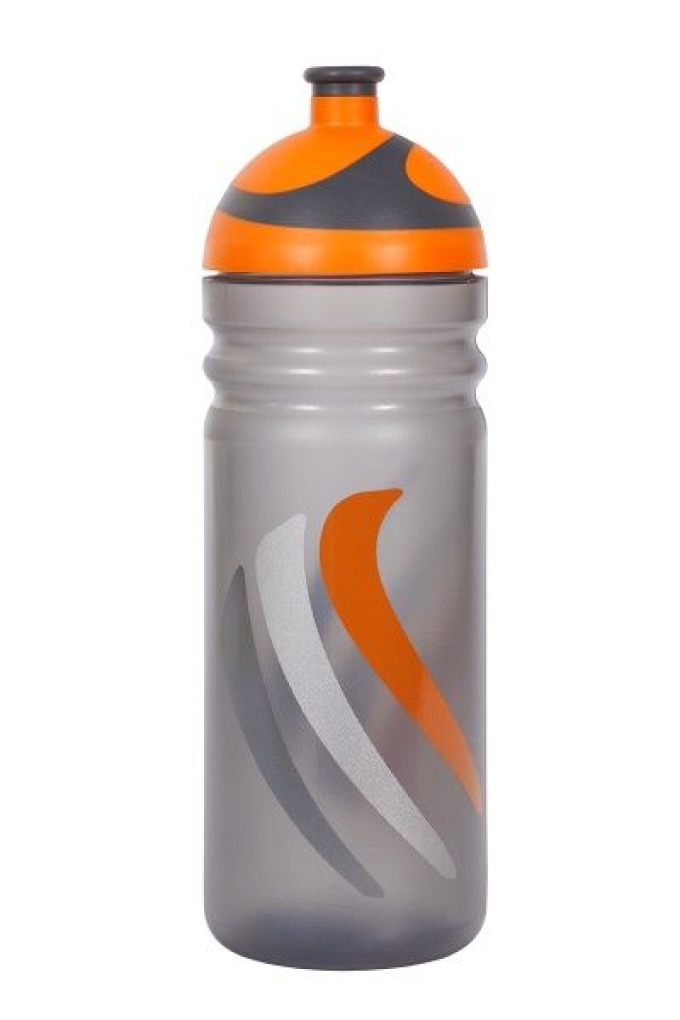 Oranžová sportovní láhev s unikátním 2K víčkem a bezpečnými materiály pro zdraví a dlouhou životnost
