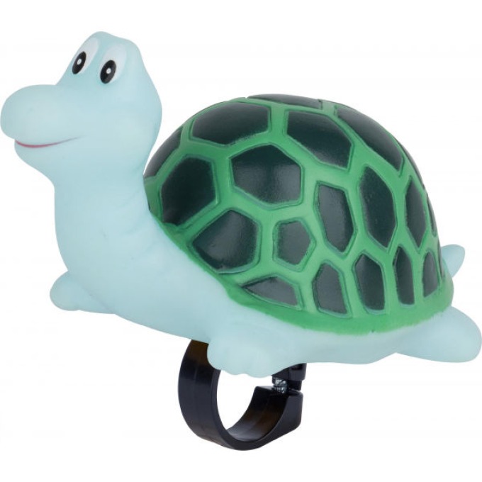 Dětský zvonek s designem zelené želvy potěší každé dítě na jeho kole nebo koloběžce