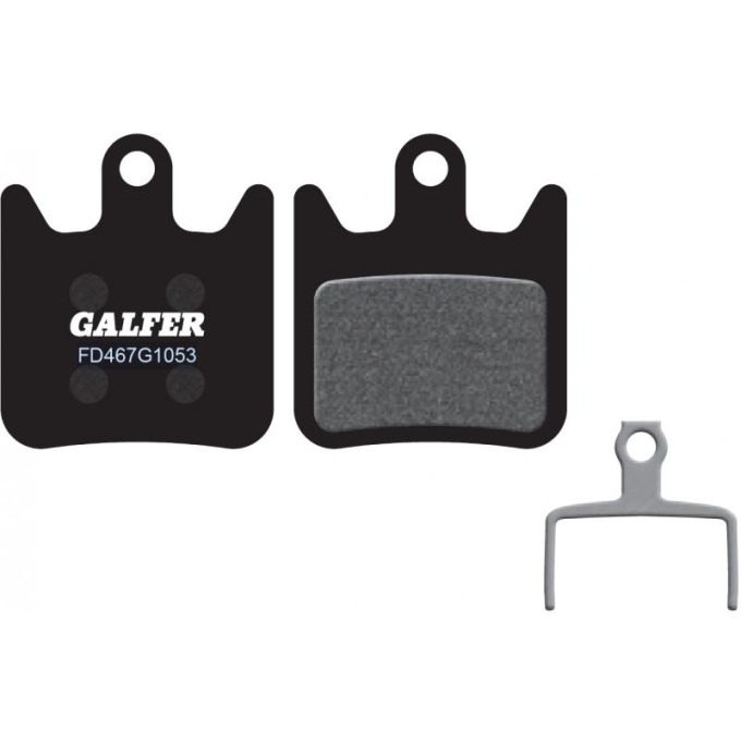 Brzdové destičky značky Galfer s barvou směsi: Standardní - pro brzdy HOPE X2, tiché, s lepší dávkovatelností a zvýšenou životností