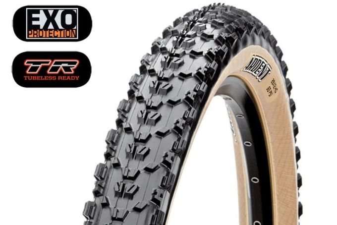 Plášť s tanovou stěnou Maxxis Ardent s ochranou EXO poskytuje vynikající trakci a je ideální pro závodníky i běžné jezdce MTB díky velkým bočním blokům a středovému profilu navrženému pro brždění a akceleraci