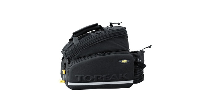 Rozšiřující brašna na zadní nosič s střední kapacitou a děleným prostorem, vhodná pro všechny nosiče Topeak se systémem MTX QuickTrack™
