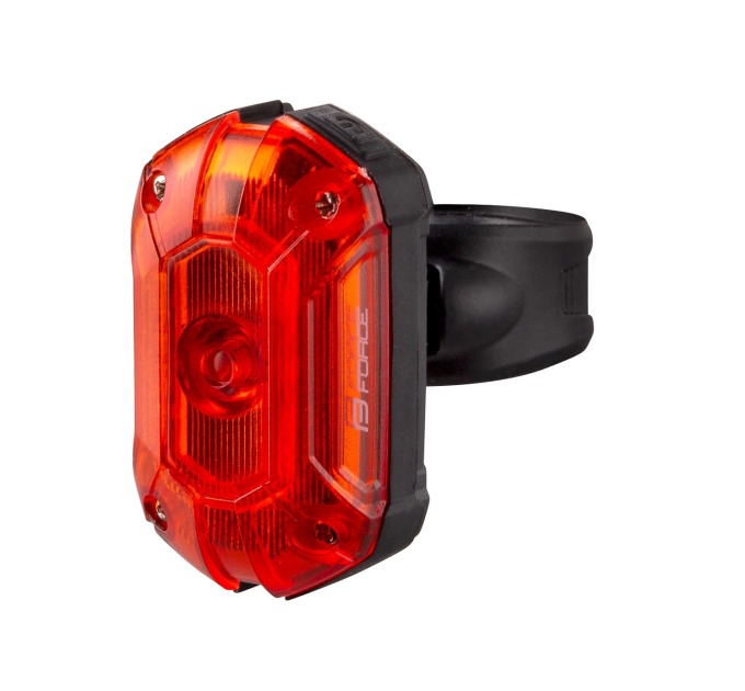 Červená LED zadní světlo s vysokým výkonem 25LM a 3 funkcemi - 100% svícení, 50% svícení, blikání, s optickou čočkou a nastavitelným držákem na sedlovku