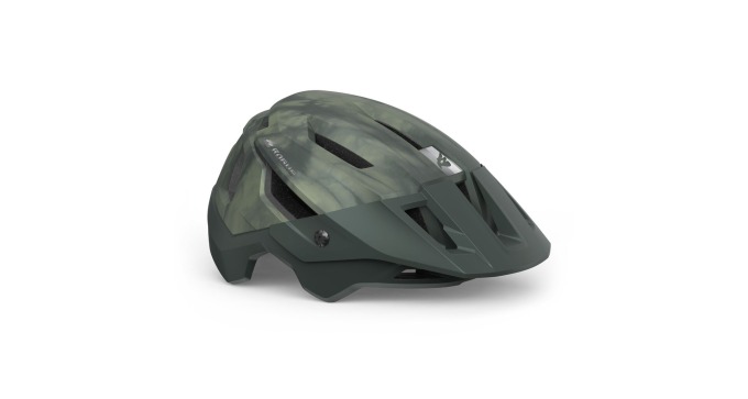 Cyklistická přilba pro horská kola kategorie enduro, trail a E-MTB, zelená tie-dye design s technologií MIPS-C2® pro maximální ochranu mozku