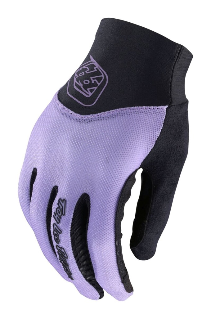 Dámské cyklistické rukavice s lehkou slip-on konstrukcí a silikonovým potiskem pro lepší grip na brzdových pákách a jednovrstvou dlaň s laserovou perforací