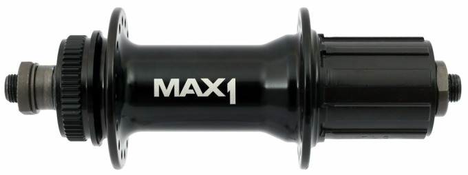 Zadní náboj MAX1 Sport Mini Boost s kuličkovými ložisky a kompatibilitou pro kazety 8-11 pastorků, černý