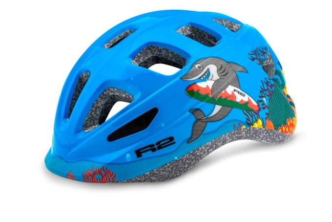 Dětská helma s pěkným designem a bezpečnostními prvky, včetně síťky proti hmyzu a stabilního upínání