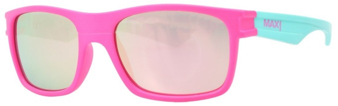 Dětské sportovní brýle s ochranou před slunečním zářením REVO Rose Gold kat. 3 a odolným kompozitním rámečkem v barevném provedení růžová/mint