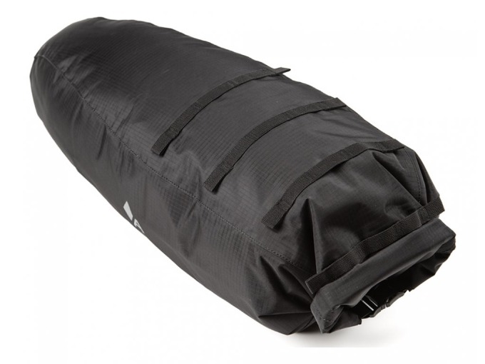 Vodotěsný vak Acepac Saddle Drybag MKIII černý - Odolný a lehký vak s podlepenými švy a polyesterovými nitěmi pro maximální pevnost