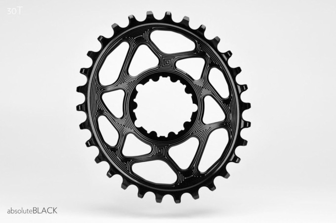 Ovální převodník s 6mm offsetem pro kliky SRAM GXP, váha 55g, vyrobený z materiálu cnc AL7075, vhodný pro jednorychlostní převody a kompatibilní s různými modely a rychlostmi