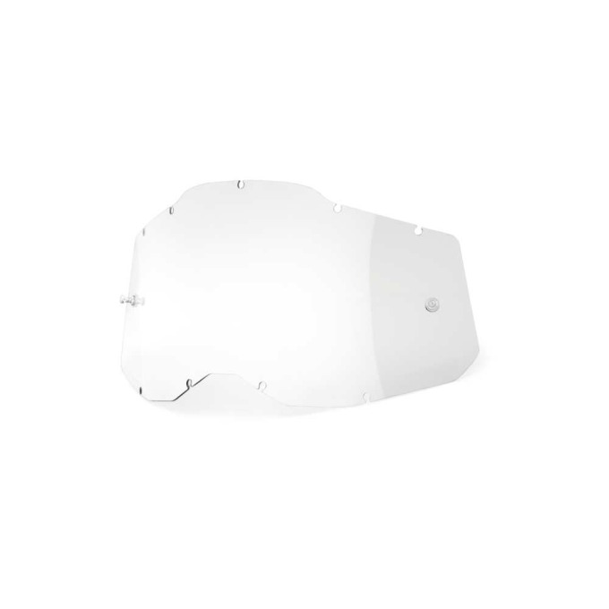 Jednovrstvé čirá náhradní skla s anti-fog úpravou pro brýle 100% RC2/AC2/ST2