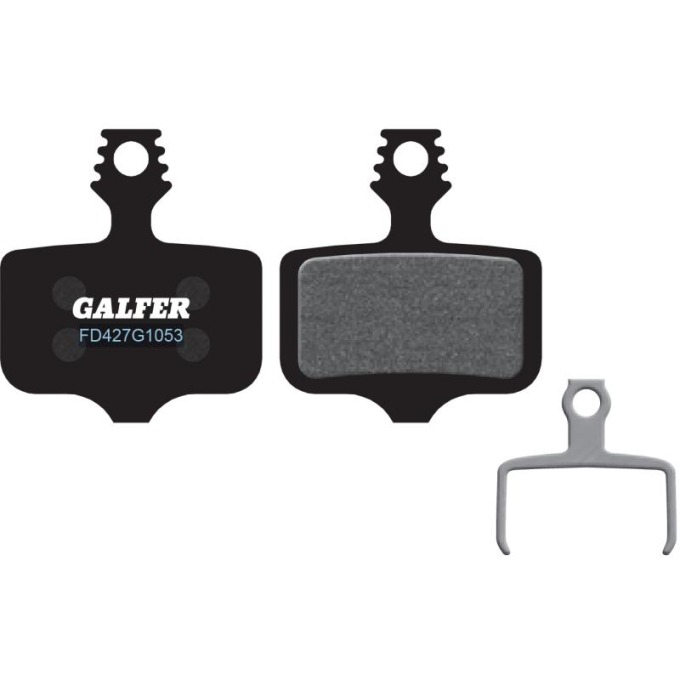 Špičkové brzdové destičky značky Galfer s tichým chodem a vylepšenou dávkovatelností pro brzdy Avid Elixir a další modely