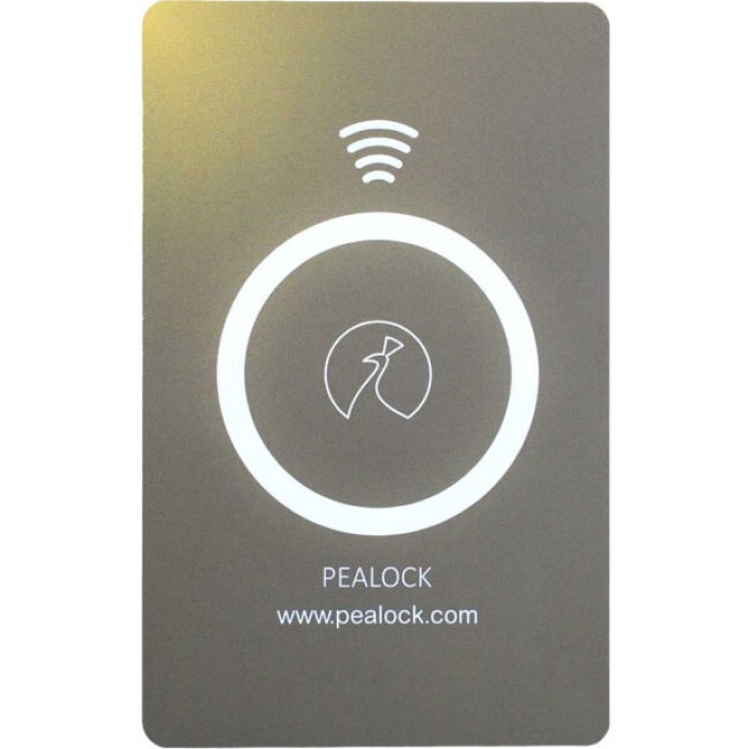 NFC karta pro odemykání/zamykání Pealocku, vhodná do rukávu lyžařské bundy či peněženky
