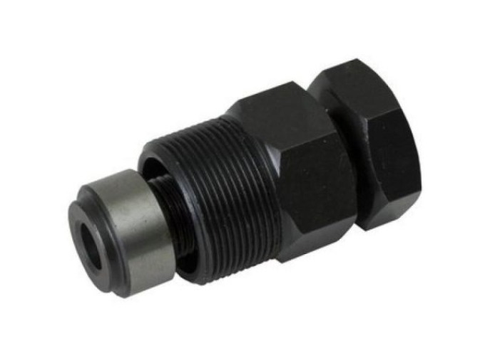 Stahovák se Shimano OCTALINK/ ISIS osouzávit M22x1 mm pro klíč 22s válečkem proti protlačení do osy průměru 16,8 mm, materiál: Fe železo, povrchová úprava černění, hmotnost: 97 g, určeno k PROFI použití