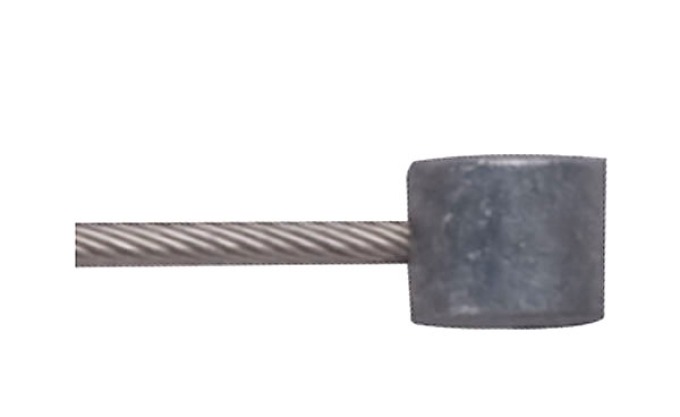 Ocelové brzdové lanko s délkou 2000mm a průměrem 1.1, vyrobené z oceli