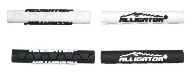 Silikonová ochrana rámu, podélně dělená, délka: 40 mm, barva: černá, vnitřní průměr: 5 mm, cena za 1 kus