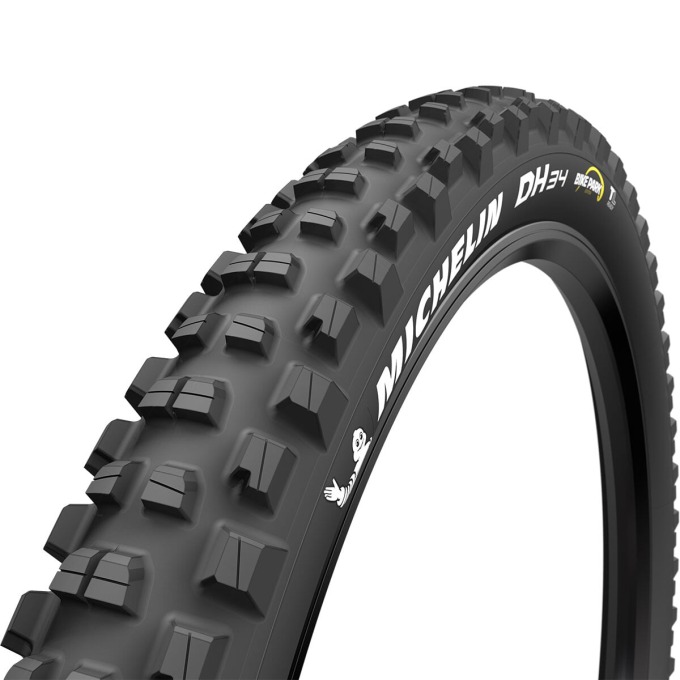 Sjezdový plášť Michelin DH34 BIKE PARK TLR WIRE Performance line s technologií Gum-X pro maximální životnost a výborný grip v bike parku